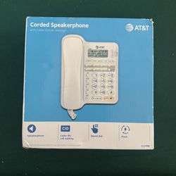 –AT&T CL2909 Corded Phone with Caller ID & Speakerphone – Brand New