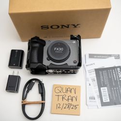 Sony Fx30 Camera