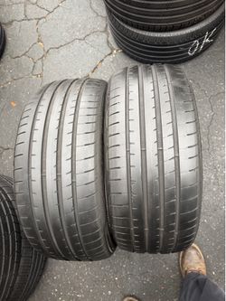 2 tires 225-40-19 Goodyear run flat $120 for both mounted and balanced