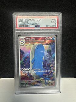 Wailord 162/159 Sv09: Journey Together Holo PSA 9
