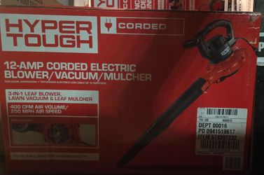 Hyper Tough 12-Amp Corded Electric Blower/Vacuum/Mulcher
