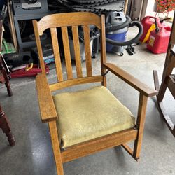 Retro wood rockers