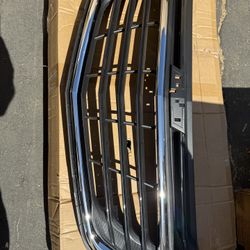 2018-2021 Front Bumper Grille Upper Grill w/Chrome Trim Chevrolet Equinox