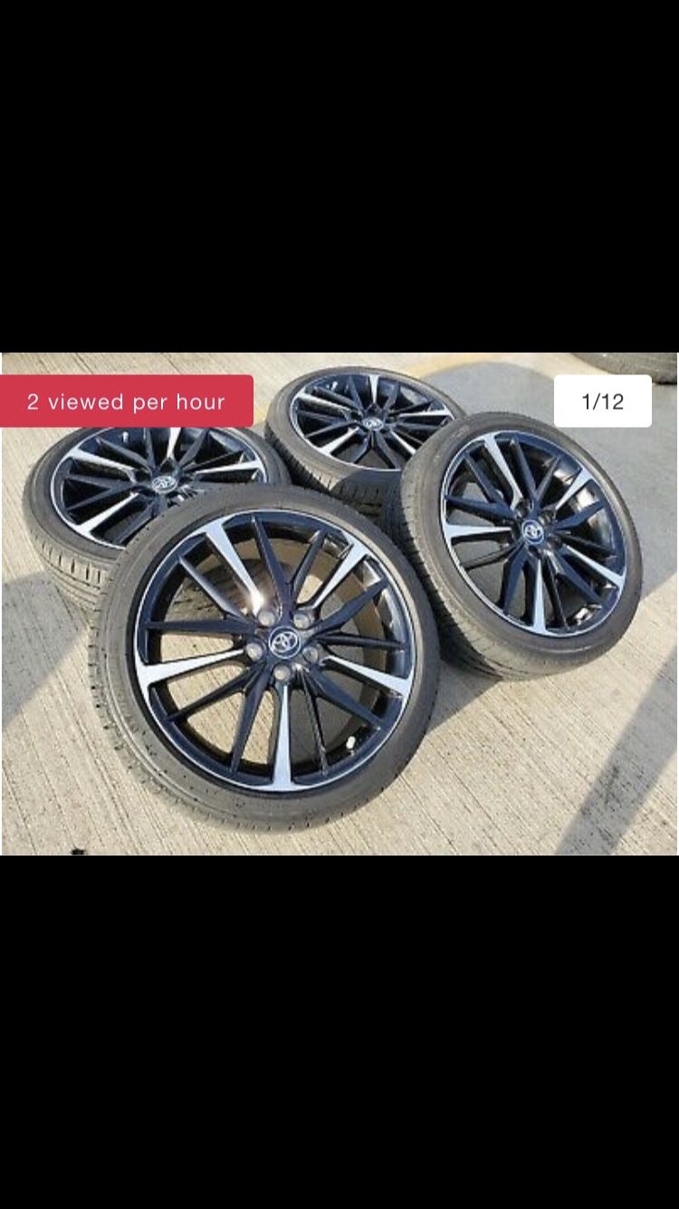 19” Rims and Tires