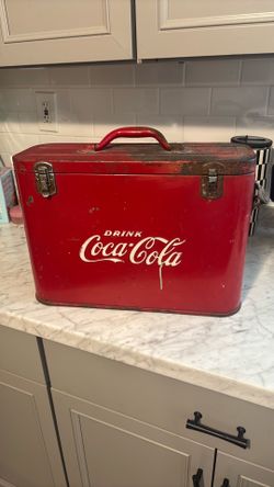 Coca Cola airline cooler antique