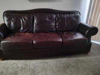 Leather couch