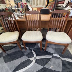 MCM Danish Modern Teak Dining Chairs