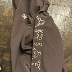 Ariat Soft Brown Jacket XXL / Ariat Denim Shirt XL