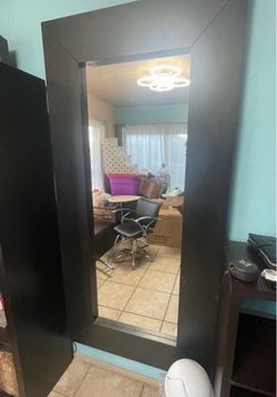 Big Wood mirror …salon
