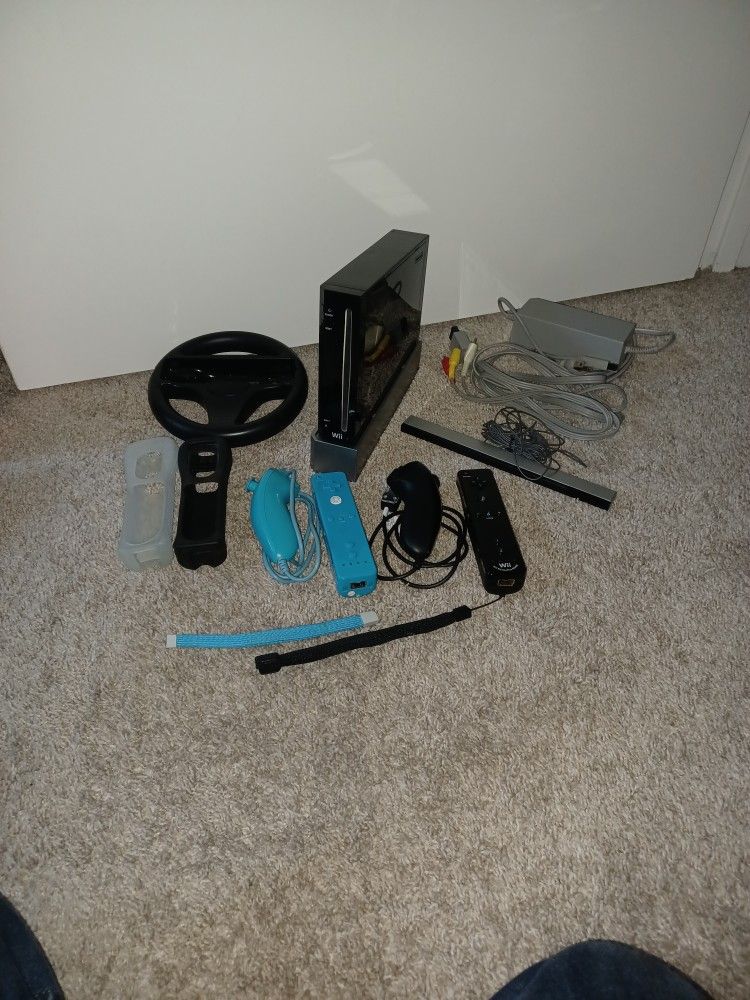 Nintendo Wii With Accessories