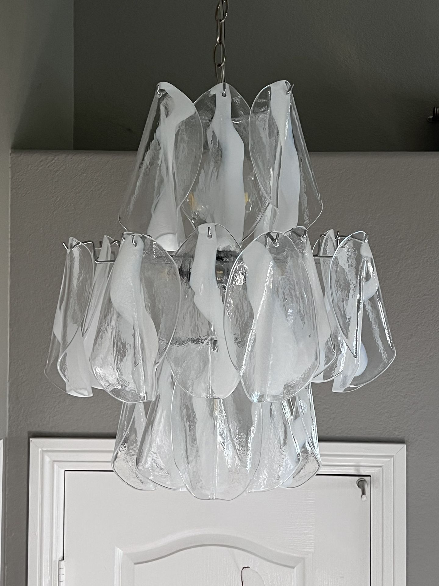 Mazzega Italian Glass Chandelier