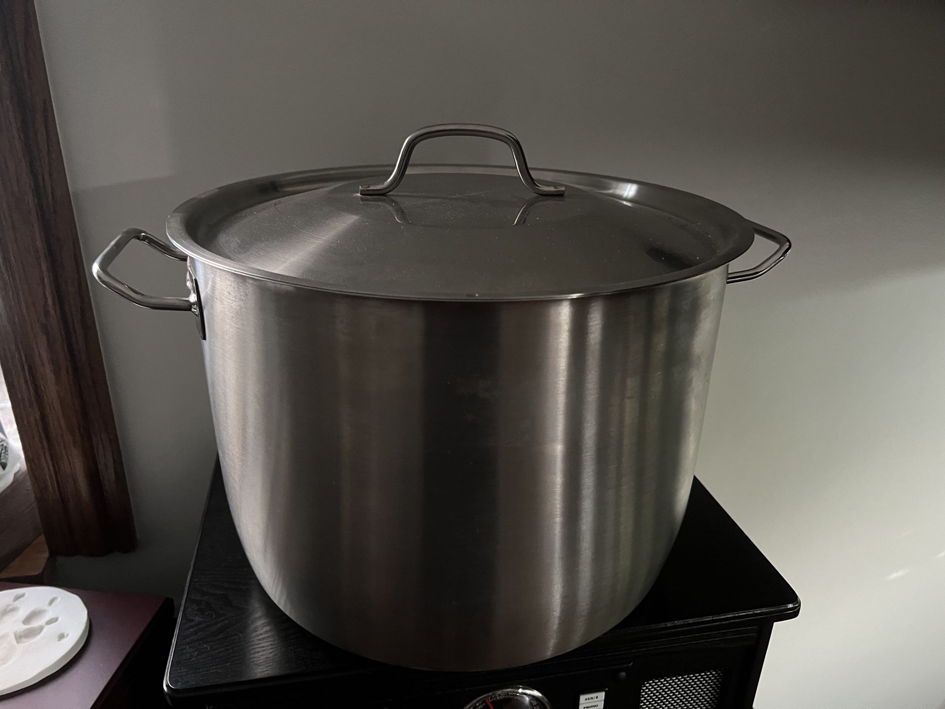 Palm Restaurant Cookware Large Stainless Stockpot Pot 40 quarts