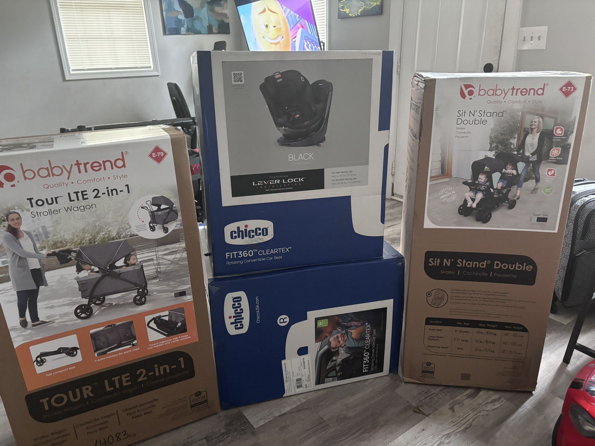 360 Baby Seat & Strollers Available