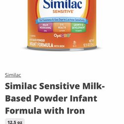 Baby formula, Similac, enfamil
