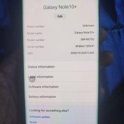 Unlocked 256gb Galaxy Note 10+ 