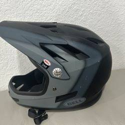 Bell Sanction Adult Full Face Bike Helmet (Matte Black/Gray)  Small