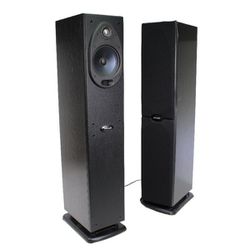 POLK AUDIO RT1000I TOWER SPEAKER PAIR WITH BUILT-IN POWERED SUBWOOFERS