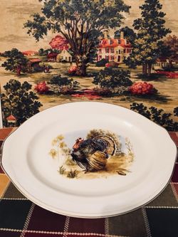 Vintage Turkey Platter