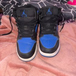 Air Jordan 1 Blue Black And White