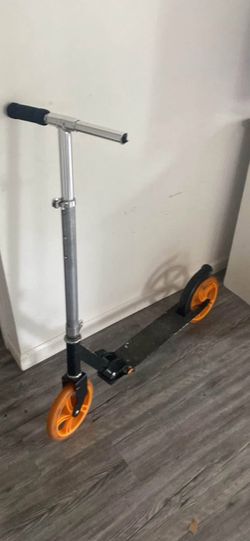 Orange And Black Scooter