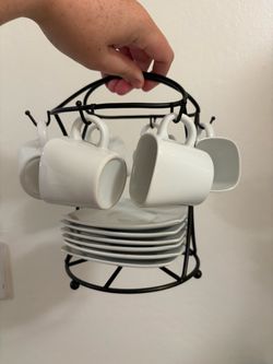 Espresso cups and plates