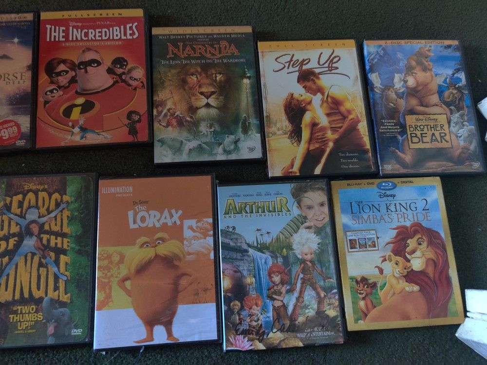 38 childhood movies.