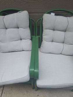 2 Iron chairs Vintage Glendora Expensive chairs
