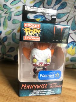 Funko Pocket Pop Pennywise with Skateboard Keychain
