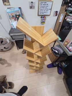 Bamboo book shelf