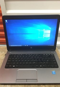 Hp probook 640 4th generation laptop 4gb ram 512gb ssd with Microsoft word excel and PowerPoint.