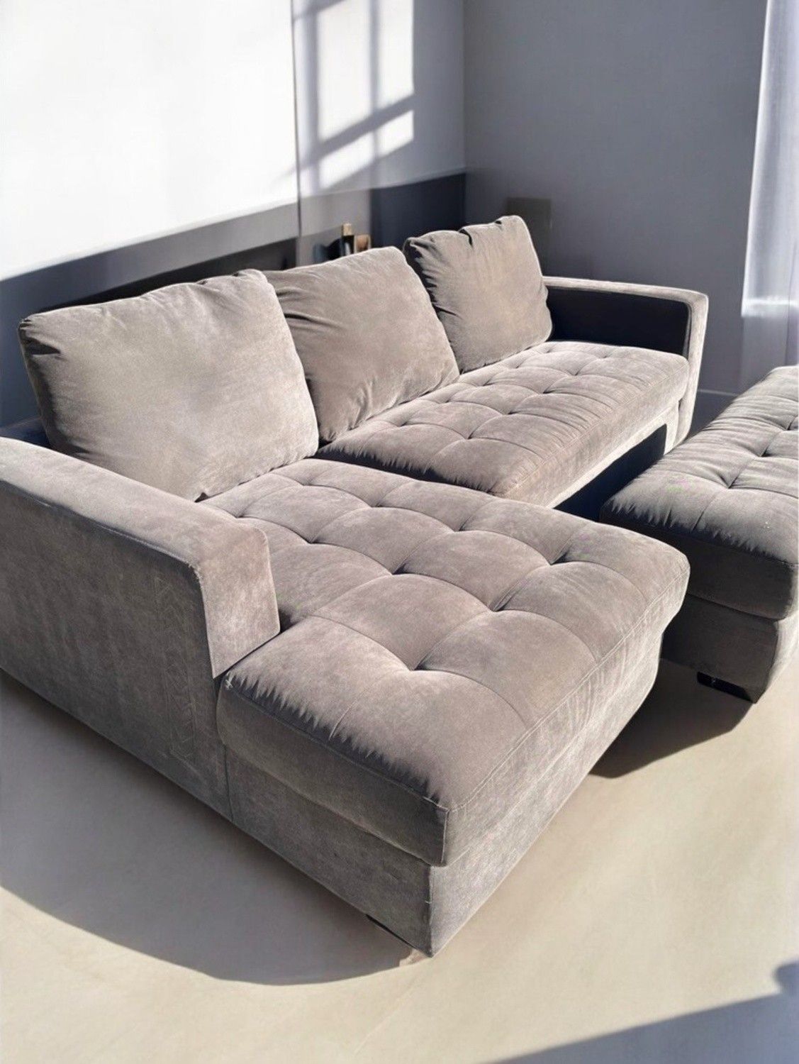 Ashley Sectional with Storage Ottoman
