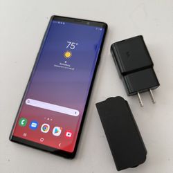 Unlocked Samsung Galaxy Note 9 128GB Black AT&T T-Mobile Metro PCs Cricket Verizon Straight Talk