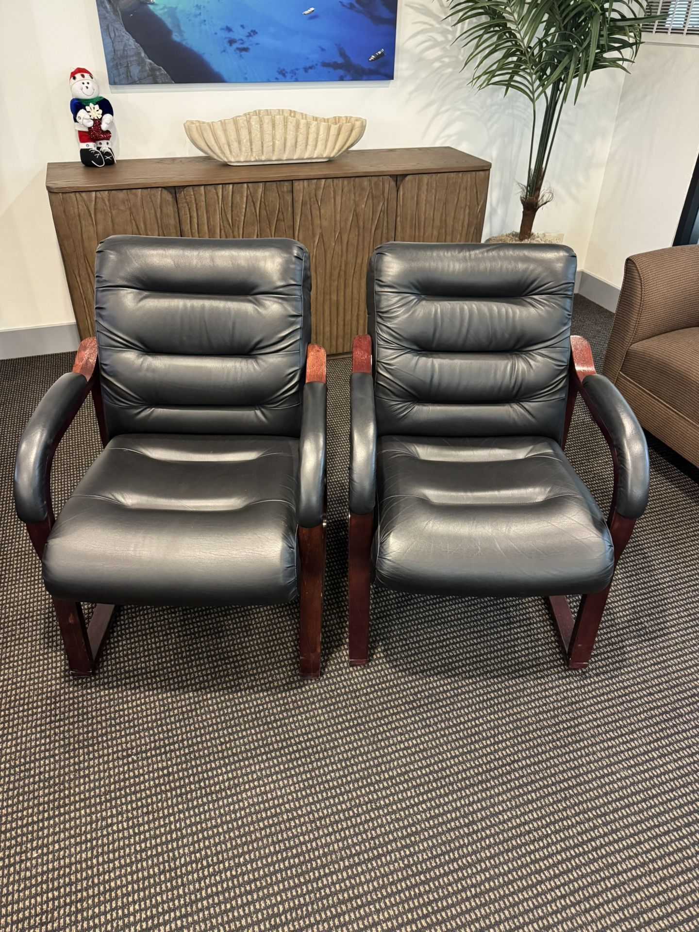 Executive Office Chairs (Set Of 2)