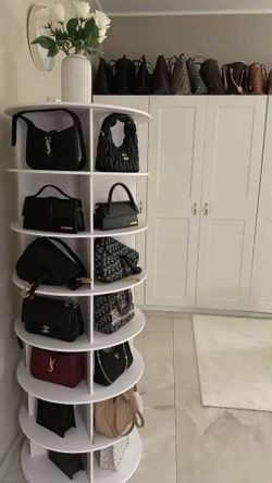 Rotating Purse/Shoe Rack