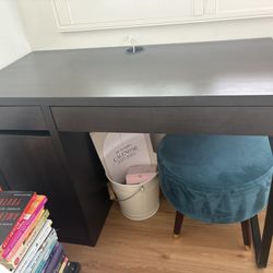 Like New Black IKEA Desk