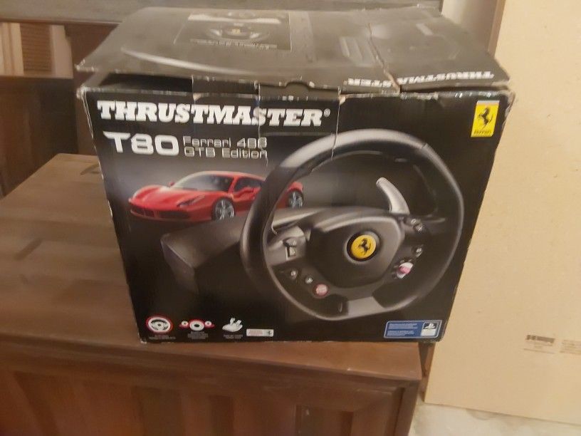 Ps4 Thrustmaster (Steering Wheel And Pedals)