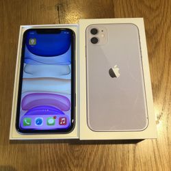 Unlocked iPhone 11 64GB- Purple