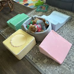 Ball Pit (balls included) & climbing blocks