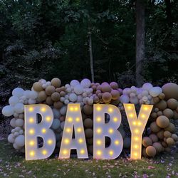 Oh Baby” Sign – Perfect for Gender Reveal or Baby Shower Decor! 💗💙