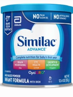 Similac Formula $15 each 5 cans available