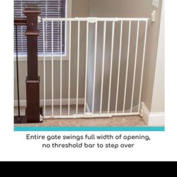 New Toddleroo 36" Tall Easy Swing & Lock Series 2 Child Gate, Fits Opening 28.68"-47.85" W.