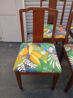 Vintage Aoshima Shoten Japanese Teak Dining Chairs – Set of 8 – Danish Modern / MCM