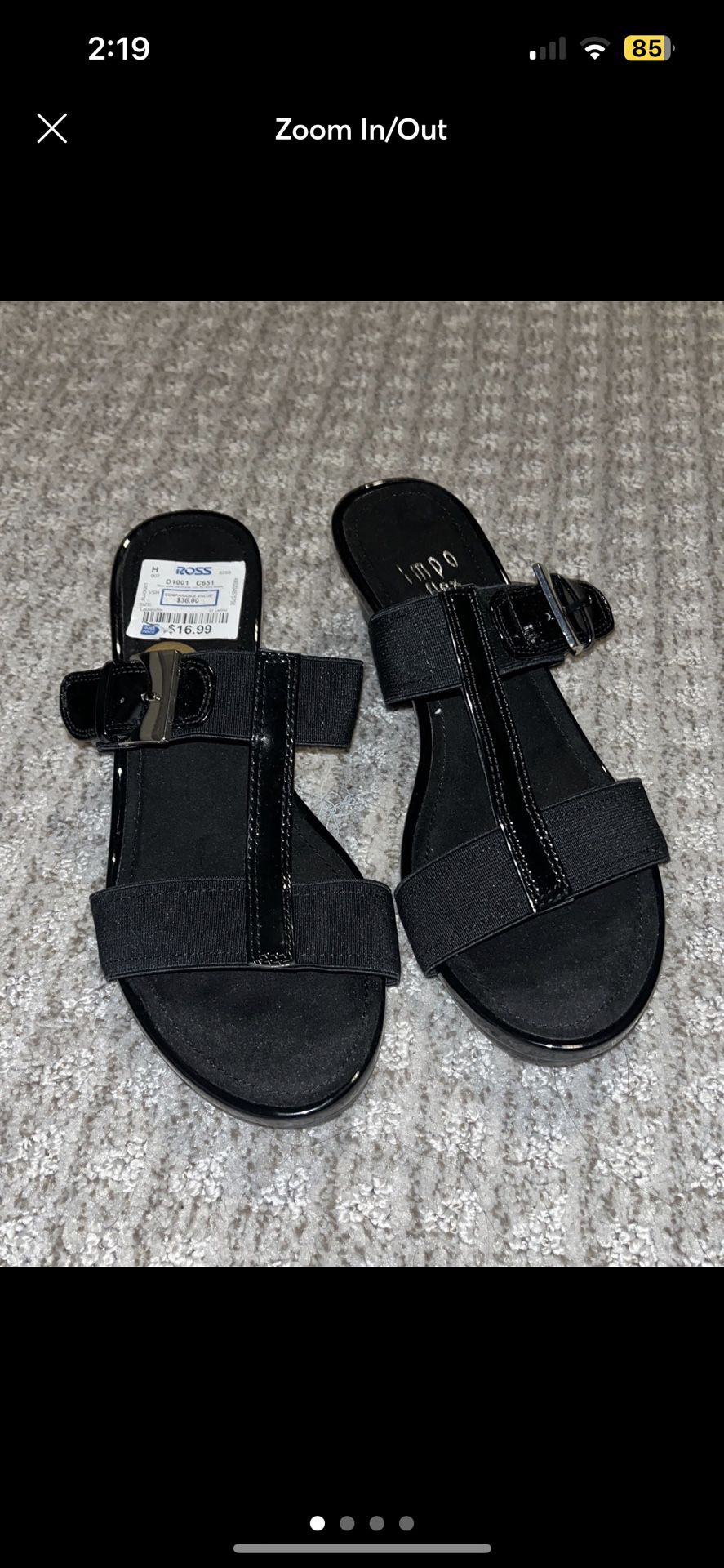 Impo Flex Black Sandal Footwear Women Size 8 for Sale in Rancho ...