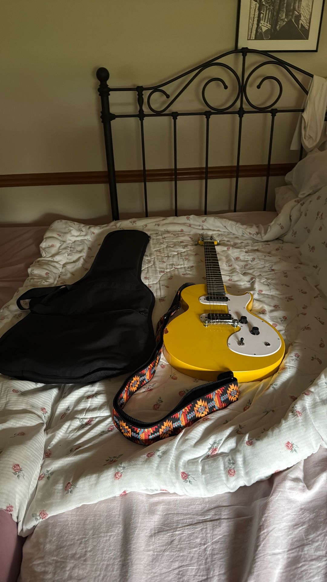 Yellow Guitar Epiphone