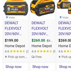 Firm Price🛑 Dewalt 6.0 flex battery new. precio Firme🛑