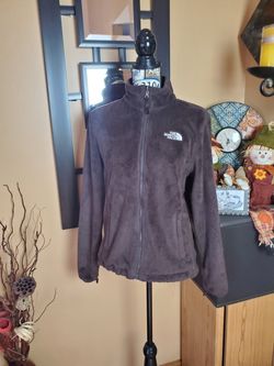 THE NORTH FACE BROWN FURRY JACKET