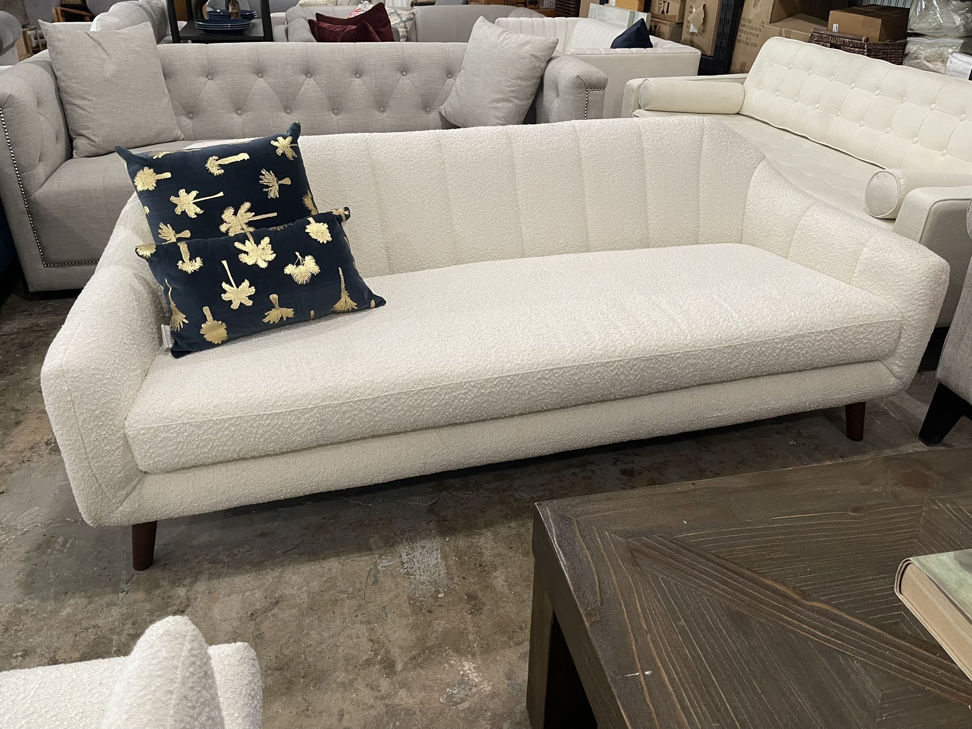 New Boucle Sofa Delivery Available 