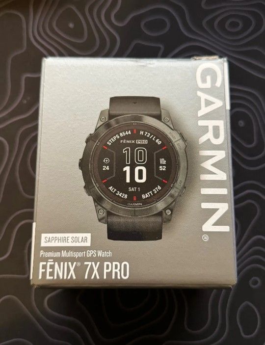 GARMIN FENIX 7X PRO SAPPHIRE SOLAR PREMIUM MULTISPORTS GPS WATCH