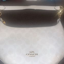 White Coach Bag