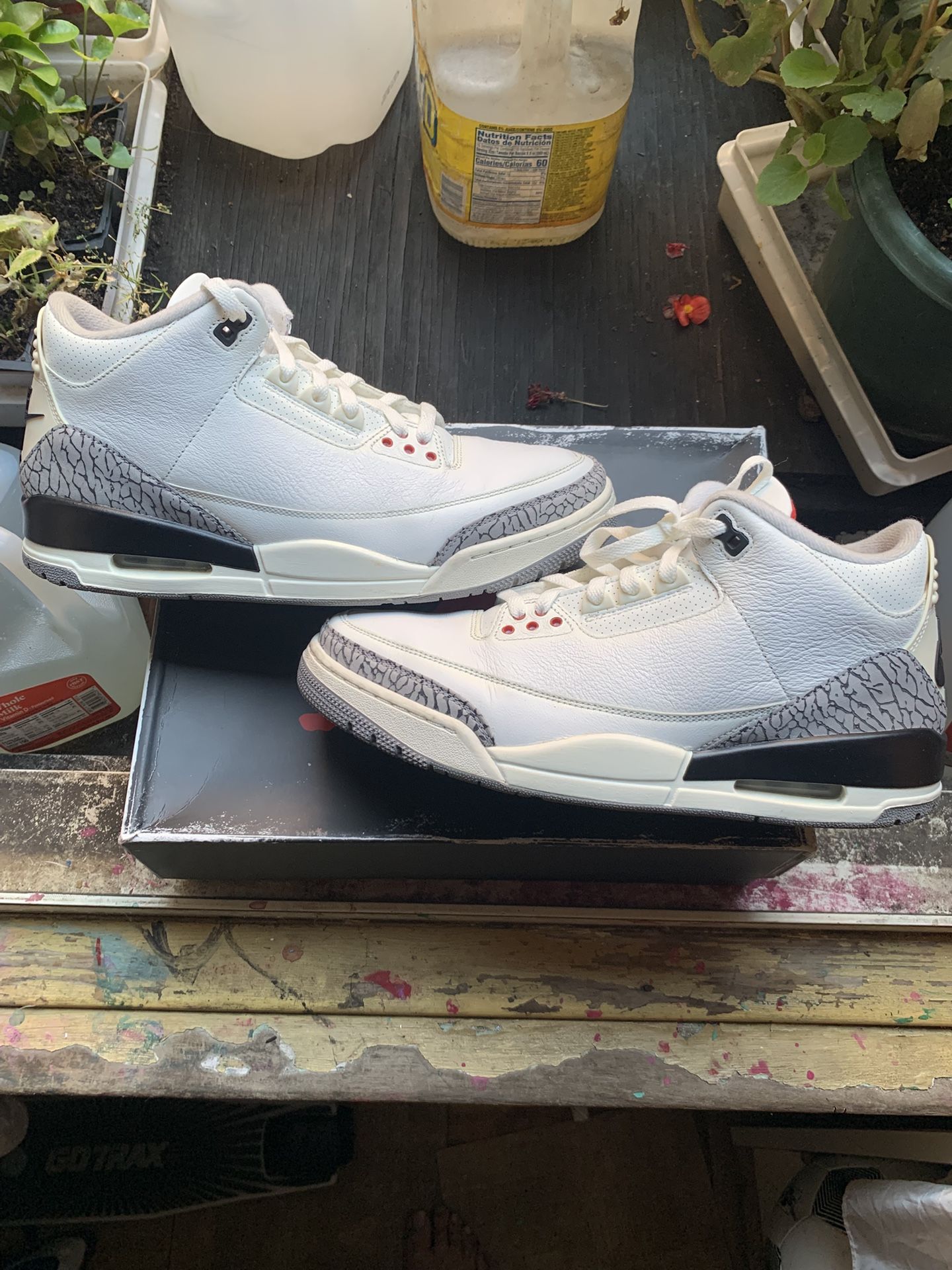 Air Jordan 3 White Cement Reimagined Size 12